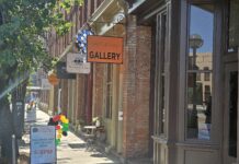 The WSG and Chris Nordin Studios Gallery are right next to each other on Ann Street in Kerrytown. Photo by Drew Saunders.