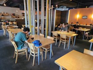 The inside of Saica. Photo by Drew Saunders.