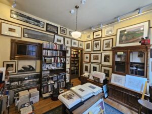 The back room of Ann Arbor's old West Side Book Store. Photo by Drew Saunders.