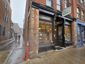 The front of the West Side Book Shop in Ann Arbor, Michigan. Photo by Drew Saunders.