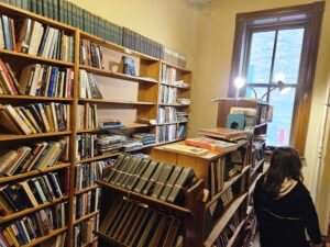 The middle room of the West Side Book Shop. Photo by Drew Saunders