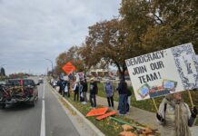 No King’s Protests Continue In Veteran’s Park