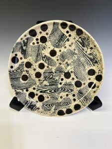 A plate by Kris Cravens. Photo provided by the artist.