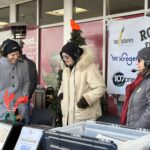 Rockin’ for the Hungry Aims to Raise 1.5 Million Meals for Local Families Cam Barrett and Eileen at the Rockin' for the Hungry. Image credit: Food Gatherer's.