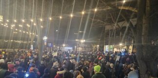 Vigil Held for Renee Good in Liberty Plaza on January 9 The poetry vigil to remember Renee Good and protests the immigration policy and behavior of the Trump Administration on Friday rivaled that of some of the Sonic Lunch concerts that happen in that same park every summer. Photo by Drew Saunders.