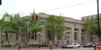 Washtenaw County Building. Image credit: Ann Arbor District Library creative commons.